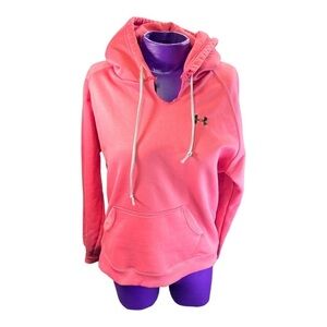 Under Armour pink pullover women’s hoodie S
